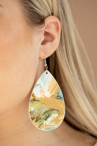 Paparazzi Mesmerizing Mosaic - Multi Earring - Bauble and Bling Boutique 