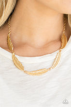 Load image into Gallery viewer, Paparazzi Light Flight - Gold  Necklace - Bauble and Bling Boutique 