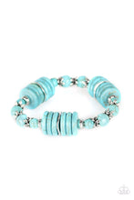 Load image into Gallery viewer, Paparazzi Sagebrush Serenade - Blue Bracelet - Bauble and Bling Boutique 