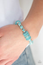 Load image into Gallery viewer, Paparazzi Sagebrush Serenade - Blue Bracelet - Bauble and Bling Boutique 