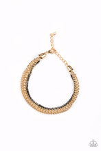 Load image into Gallery viewer, Paparazzi Industrial Icon - Gold Bracelet - Bauble and Bling Boutique 