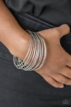 Load image into Gallery viewer, Bangle Babe - Silver - Bauble and Bling Boutique 