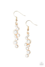 Load image into Gallery viewer, Paparazzi Milky Way Magnificence - Gold Earring