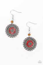 Load image into Gallery viewer, Paparazzi Honolulu Harmony - Red Earring - Bauble and Bling Boutique 