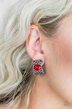 將圖片載入圖庫檢視器 Glamorously Grand Duchess - Red Clip-On - Bauble and Bling Boutique 