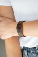 Load image into Gallery viewer, Paparazzi Pleasantly Pioneer - Brown Bracelet - Bauble and Bling Boutique 