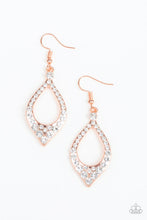 Load image into Gallery viewer, Paparazzi Finest First Lady - Copper Earrings - Bauble and Bling Boutique 