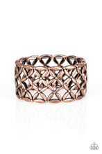 Load image into Gallery viewer, Paparazzi The Big BLOOM - Copper Bracelet - Bauble and Bling Boutique 