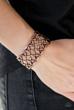 Load image into Gallery viewer, Paparazzi The Big BLOOM - Copper Bracelet - Bauble and Bling Boutique 