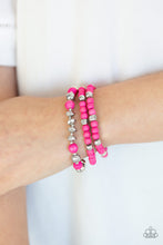 Load image into Gallery viewer, Paparazzi Mountain Artist - Pink Bracelet - Bauble and Bling Boutique 