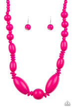 Load image into Gallery viewer, Paparazzi Summer Breezin - Pink Necklace - Bauble and Bling Boutique 