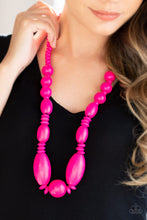Load image into Gallery viewer, Paparazzi Summer Breezin - Pink Necklace - Bauble and Bling Boutique 