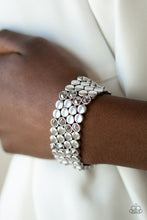 Load image into Gallery viewer, Paparazzi Scattered Starlight - Silver Bracelet - Bauble and Bling Boutique 