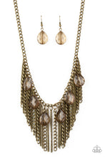 Load image into Gallery viewer, Paparazzi Vixen Conviction - Brass Necklace - Bauble and Bling Boutique 