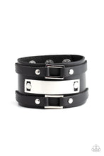 Cargar imagen en el visor de la galería, Paparazzi Rural Ranger - Black Urban Bracelet - Bauble and Bling Boutique 