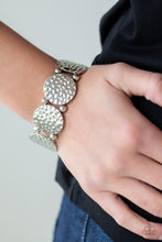 Load image into Gallery viewer, Paparazzi GLISTEN and Learn - Silver Bracelet - Bauble and Bling Boutique 