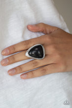 Load image into Gallery viewer, Paparazzi Stone Scene - Black Ring - Bauble and Bling Boutique 