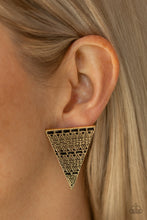 Load image into Gallery viewer, Paparazzi Terra Tricolor - Brass Earrings - Bauble and Bling Boutique 