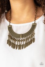 Load image into Gallery viewer, Fierce in Feathers - Brass