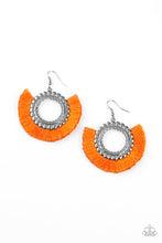 Cargar imagen en el visor de la galería, Paparazzi Fringe Fanatic - Orange Earring - Bauble and Bling Boutique 