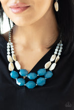 Load image into Gallery viewer, Paparazzi Seacoast Sunset - Blue Necklace - Bauble and Bling Boutique 
