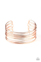 Load image into Gallery viewer, Paparazzi HAUTE Wired - Copper Bracelet - Bauble and Bling Boutique 