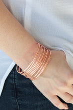 Load image into Gallery viewer, Paparazzi HAUTE Wired - Copper Bracelet - Bauble and Bling Boutique 