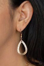 Load image into Gallery viewer, Teardrop Tempest - Gold - Bauble and Bling Boutique 