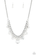 Load image into Gallery viewer, Paparazzi Knockout Queen - White Necklace - Bauble and Bling Boutique 