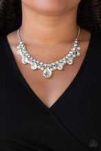 Load image into Gallery viewer, Paparazzi Knockout Queen - White Necklace - Bauble and Bling Boutique 