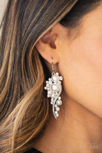 Load image into Gallery viewer, Paparazzi High-End Elegance - White Earrings - Bauble and Bling Boutique 