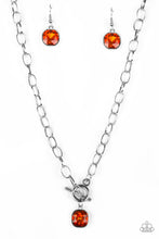 Charger l&#39;image dans la galerie, Paparazzi Dynamite Dazzle - Orange Necklace - Bauble and Bling Boutique 