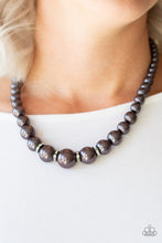 將圖片載入圖庫檢視器 Paparazzi Party Pearls - Black Necklace - Bauble and Bling Boutique 