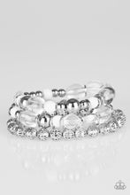 Load image into Gallery viewer, Paparazzi Malibu Marina - White Bracelet - Bauble and Bling Boutique 