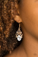 Load image into Gallery viewer, Paparazzi A CROWN Pleaser - Gold Earring - Bauble and Bling Boutique 