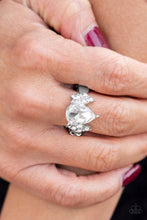 Charger l'image dans la galerie, Paparazzi Yas Queen - White Ring - Bauble and Bling Boutique 