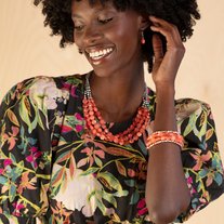 Cargar imagen en el visor de la galería, Pacific Picnic/Seaside Siesta - Orange Set