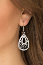 將圖片載入圖庫檢視器 Paparazzi Sparkling Stardom - Black Earrings - Bauble and Bling Boutique 