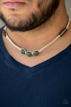 Cargar imagen en el visor de la galería, Paparazzi Stonemason Style - Green Urban Necklace - Bauble and Bling Boutique 