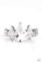 Charger l'image dans la galerie, Paparazzi Yas Queen - White Ring - Bauble and Bling Boutique 
