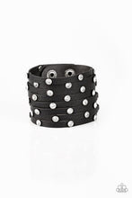 將圖片載入圖庫檢視器 Paparazzi Sass Squad - Black Bracelet - Bauble and Bling Boutique 