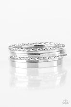 Load image into Gallery viewer, Paparazzi Basic Blend - Silver Bracelet - Bauble and Bling Boutique 