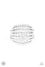 Cargar imagen en el visor de la galería, Paparazzi Blinding Brilliance - White Ring - Bauble and Bling Boutique 