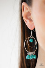 Load image into Gallery viewer, Paparazzi New York Attraction - Green Earring - Bauble and Bling Boutique 