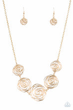 Load image into Gallery viewer, Rosy Rosette - Gold - Bauble and Bling Boutique 